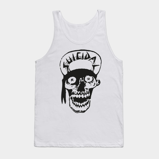 Suicidal Tendencies skull drawing Tank Top by Digster